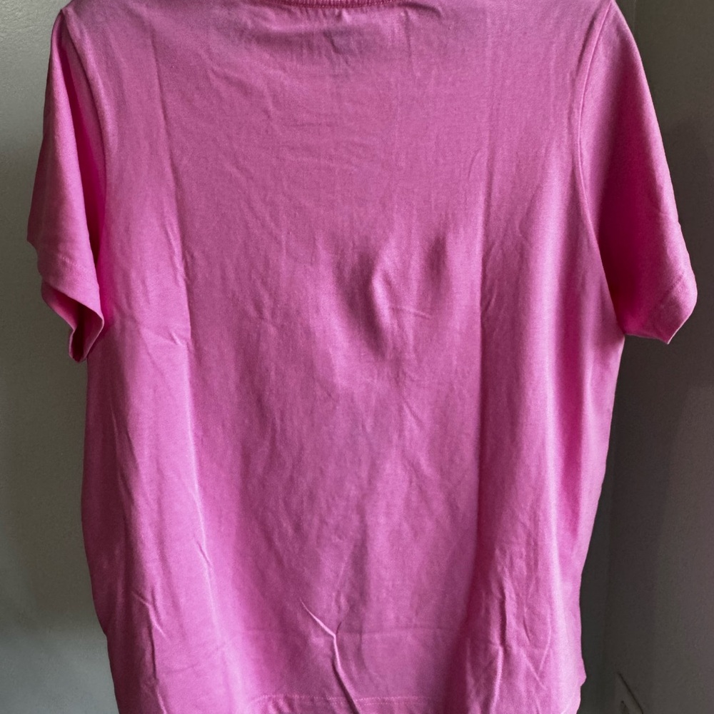 Disney Pink Mickey & Minnie Holiday Graphic Tee. various sizes NWT - Picture 2 of 3